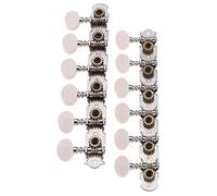 6R6L Chiave Per Accordatura Per Chitarra Acustica A 12 Corde Peg Tuner Machine Head String Tuner Button Piroli Accordatura per Chitarra