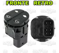 6S6T14529AB Pulsantiera Alzacristalli Interruttori Vetri Anteriori FORD FIESTA V