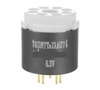 6SN7 CV181 a ECC83 12AX7 ECC82 12AU7 ECC81 12AT7 7025 CV4003 CV4004 5751 Adattatore di conversione for amplificatore a valvole a 6,3 V o 12,6 V(6.3V)