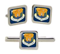 6th Air Mobility Wing USAF Gemelli Quadrati E Set Fermacravatta