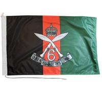 6th Queen Elizabeth's Own Gurkha Rifles bandiera dell'esercito britannico con...