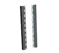 6U Rack Rail - Set di 2 - Nero - per la costruzione di rack e case di volo