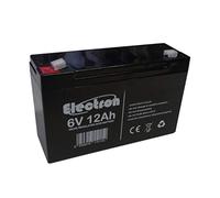 6V 12Ah batteria al piombo ricaricabile sigillata ermetica compatibile con 6V 10Ah per Auto Macchine Quad Moto per Bambini