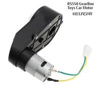 6V/12V/24V RS550 Giocattoli for bambini, motori for auto, ruote for auto, cambio, motore CC ad alta velocità for auto telecomandate, parti for SUV(6V 12000 RPM)