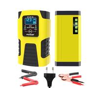 6V 12V 2A Caricabatteria per auto Spina UE Tester Automatico Smart Display LCD digitale Strumenti di riparazione a impulsi di potenza Accessori moto