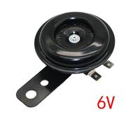 6V 12V 48V 60V di corno scooter universale impermeabile Round Loud 110DB Horn Speaker Compatibile con e-bike e motociclette(1pcs 6v)