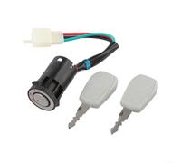 6V 12V Key Start Switch for Electric Ride On Toy Car(6) | Fits 6V 12V systems, includes 2 keys, easy replacement for broken switches, plastic build