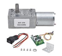 6V Geared Motor DC Turbo Gear Speed Reduction Electric Motor with Governor, High Torque Metal Gear Mini Drive Motor for Smart Devices Robots BBQ Machines (6V150 giri/min)