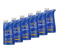6x 1 Litri Olio Motore Olio Benzina Diesel Mannol 7512 Special Plus 10W30 Api