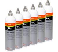 6X 1 Litro Koch Chemie OneCut&Finish P6.01 Lucidatura Lucidatura Sigillatura