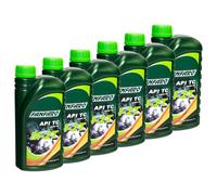 6X 1 Litro Olio Motore FANFARO Universale M-2T TC Olio Motore 2 Tempi 2 Tattore