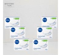 6X 100G Nivea Crema Soft Sapone Idratante Pezzo Di Sapone