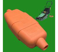 6X 10A Cavo Arancione Da Esterno Con Connettore Maschio Femmina A 3 Pin