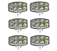 6X 12-24V LED Potenti Fari Alogeni Neon Bianchi Per Iveco Scania MAN DAF