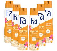 6X 150Ml FA Oriental Moments Deo Spray 48H Ferma I Batteri 0% Sali Di Alluminio