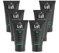 6x 150ml Schwarzkopf Taft Uomo Marathon Power Gel Alta Resistenza Radikaler Halt