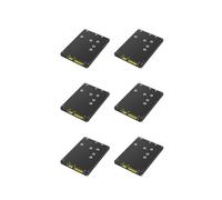 6X 2 In 1 Combina M.2 NGFF Key B e MSATA SSD A Adattatore SATA3 da 2,5 Pollice con Custodia In Plastica per SSD