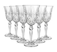 RCR Set 6 Calici Vino Melodia in Vetro Sonoro 21cl - trasparente vetro 1520821