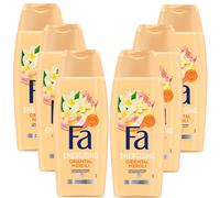 6X 250Ml Fa Energizzante Orientale Neroli Profumo Crema Per Doccia