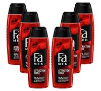 6X 250Ml Fa Men Attraction Force Gel Doccia 2In1 Pheromone Corpo & Capelli
