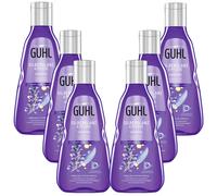 6x 250ml Guhl Argento Lucido & Cura Shampoo Purpursalbei Olio Grigi & Biondi