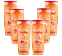 6x 250ml L'Oréal Paris Elvital Dream Lunghezza Super Costruzione Shampoo Con