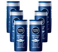 6X 250ML NIVEA MEN PROTECT & CARE DOCCIA PER IL CORPO, IL VISO E I CAPELLI