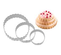 6x 3 Terrassen-Ausstecher Ondulato 4 - 6 CM - Formina Accessori-Cottura Backdeko