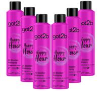 6X 300ML Got2B Happy Hour 24H Lacca Per Capelli Per Notturni Tenuta Estrema
