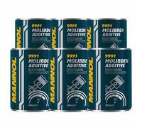 6x 300ml Mannol Molibden Additive 9991 Supplemento Anti-reibung MOS2 per Olio