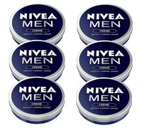 6x 30ml Nivea Men Crema per Viso, Corpo E Mani Normale & pelle Secca