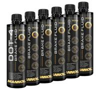 Liquido Freni Mannol 6x 490 G DOT4 J1703 per KTM Moto Guzzi Suzuki Triumph