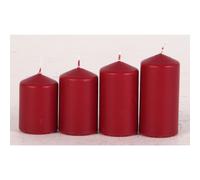 6x 4er Set Candele Corona Dell'Avvento Natale 24 Candele Ø 4,8cm Decorazione