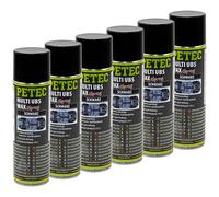 6x 500 ML PETEC Multi Gbstv Protezione Pavimento Cera Antiruggine Dalla Ruggine