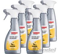6X 500ML SONAX MOTORE + PULITORE MOTORE PULITORE ATTREZZI PULITORE MACCHINE