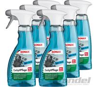 6X 500ML SONAX PULITORE PER ABITACOLO MATTEFFECT SPORT FRESH SPRAY PER ABITACOLO