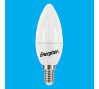 6X 7.3W (=60W) Candela LED Satinata Edison SES E14, Luce Diurna 6500K Lampadina