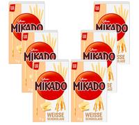 6X 75G LU GLICO MIKADO Bâtonnets De Chocolat Blanc Pour Décorer Et Savourer