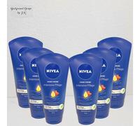 6x 75ml NIVEA Intensive Cura Crema Mani Naturale Olio di Mandorle & Burro Karitè