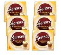 6X 8 Senseo Caffè Pads Tipo Café Latte Vaniglia Con Squisito Gusto Cremoso