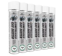6x AABCOOLING H&O Compressed Gas Duster 750 ml PULIZIA ARIA COMPRESSA PULITOR...