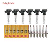 6x Abakus Bobina + 6x NGK Candela per Hyundai Genesis Coupe Grand Santa Fé