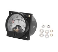 6X AC 0-300V Quadrante Rotondo Voltmetro Analogico Nero H4D45472