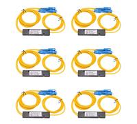 6X Accoppiatore Ottico Fbt A Fibra Ottica Monomodale Ftth SC UPC 1X2 Plc G1Y8