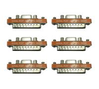 6X Adattatore per Adattatore da Porta Seriale DB9 Femmina A DB25 Masc9293