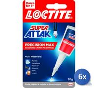 6x ADESIVO SUPER ATTAK PRECISION MAXI grammi 10