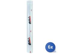 6x Ala Spa Tubo Smaltato Bianco Cm 13X100