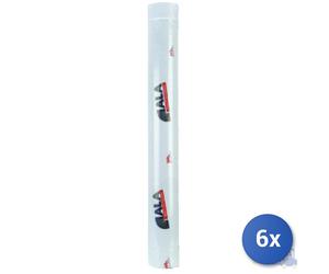 6x Ala Spa Tubo Smaltato Bianco Cm 13X100