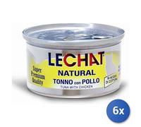 Monge LeChat Natural al gusto Tonno con Alici,confezione 24 lattine da 80gr