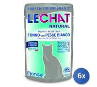 6x Alimento umido gatto Monge 0671 Lechat Natural